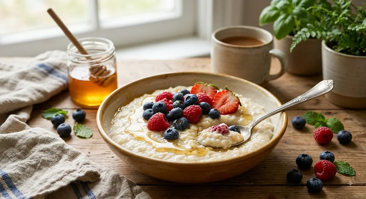 Cream of Rice Honey Berries